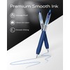 STAGEEK 0.5mm Gel Pens Fine Point Smooth Writing Pens, 12PCS