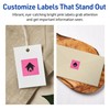 Avery Printable Square Labels with Sure Feed Technology, 1-1/2" x