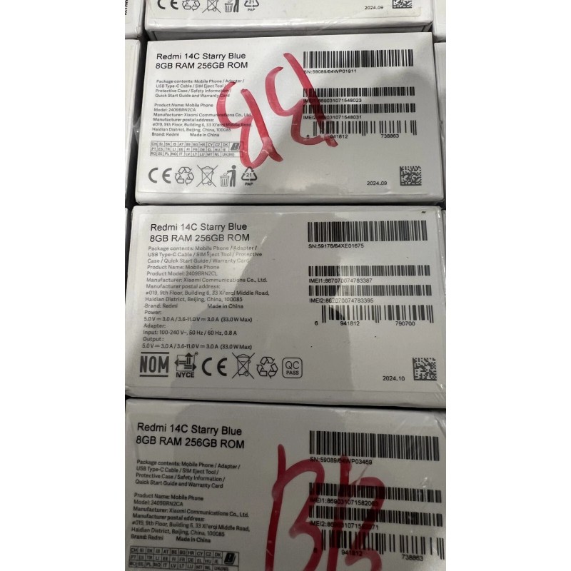 Redmi Xiaomi Redmi 14C 4G LTE Starry Blue - 8GB