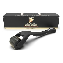 Rodillo Dermaroller Para Barba Y Vello Facial, Con Microaguj