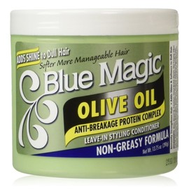 Blue Magic Leave In Hair Conditioner Anti Breakage Protein Complex Non Greasy 13.75 Ounce