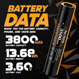 LeeCrynoid 75175 Rechargeable Battery,3.6V 3800mA Ni-MH high Capacity Battery,Compatible with Streamlight Stinger 75525 75810 75375 75300 75500 76000 76300, PolyStinger, Pelican M9, FL126 Flashlight