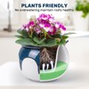 LITUDISO African Violet Pots, 6 Inch Self Watering Pots for
