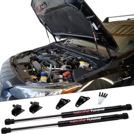 Redline Tuning 21-36009-02 Hood QuickLIFT Plus System Compatible with Subaru Impreza 2017+ (All Black Components)