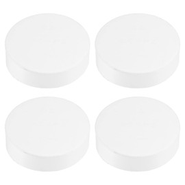 PATIKIL 3"/76mm ID PVC Pipe End Cap Fitting, 4 Pack Furniture Grade Plug Coupling Socket for DIY, Garden