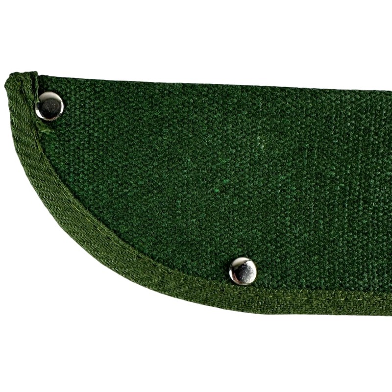2 Pc Machete 24" & Protective Sheath Plain Edge Brush