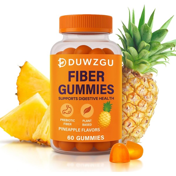 DUWZGU Fiber Gummies for Digestive Health – 100% Natural &
