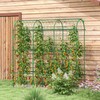 Outsunny Cucumber Trellis, 6' Tall Arch Trellis for Climbing Plants