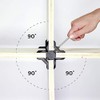 PlayWood Mounting System, Connection Cross Black