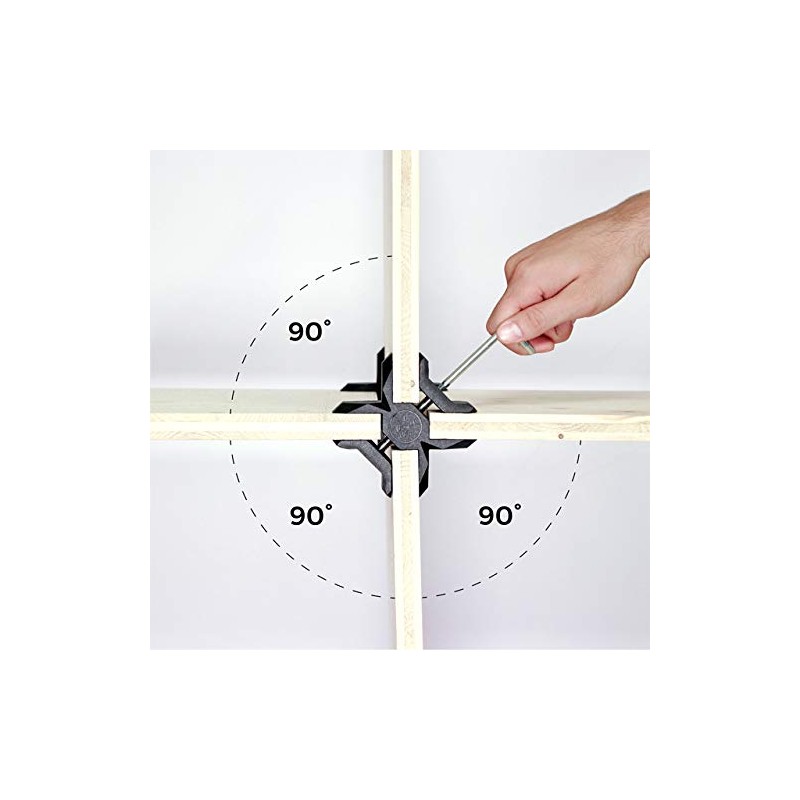 PlayWood Mounting System, Connection Cross Black
