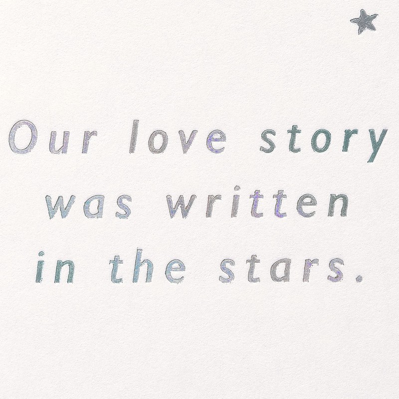 American Greetings Romantic Card (Written In The Stars)