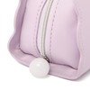 Francfranc Wave Shape Pouch Small Light Purple Makeup Pouch Trinket