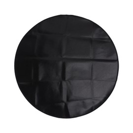 BBQ Mat Round 2 Layers Silicone Coated Fiberglass Cloth Fireproof Film Grill Floor Pads for Lawn Smokers Deck Patio 81.3cm / 32in