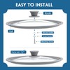 TOPULORS Universal Lid for Pots, Pans and Skillets, Tempered Glass