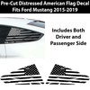 Bogar Tech Designs - PRECUT Quarter Window American Flag Vinyl