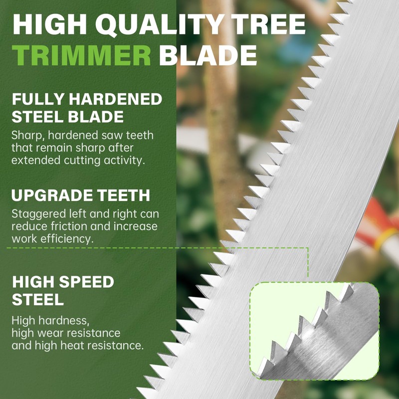 15 Inch Pole Saw Blade Replacement for Fiskars Tree Pruner,
