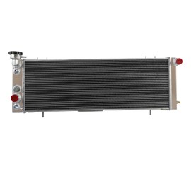 Cubauto 3 ROW Full Aluminum Radiator for 1991-2001 Jeep Cherokee Comanche XJ 2.5L 4.0L L4 L6 3 Core Radiator 1992 1993 1994 1995