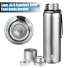 Insulated vacuum Thermo Bottle 1500ml/50.7oz with cup Stainless steel coffee