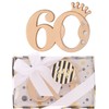 24 pcs 60th Birthday Party Favors Bottle Opener-Black and Gold