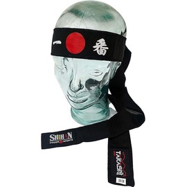 MARTIAL ARTS NINJA HEADBAND Takashi KENDO Tenugui Samurai NUMBER 1 (Hachimaki -Cotton Ninja Shinobi Head Band For Men/Women/Children KARATE KID