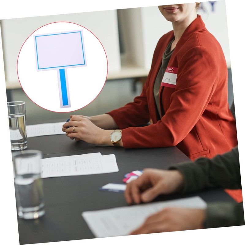 Ciieeo 3pcs Blank Board Bid Auction Classroom Sign Padding Game
