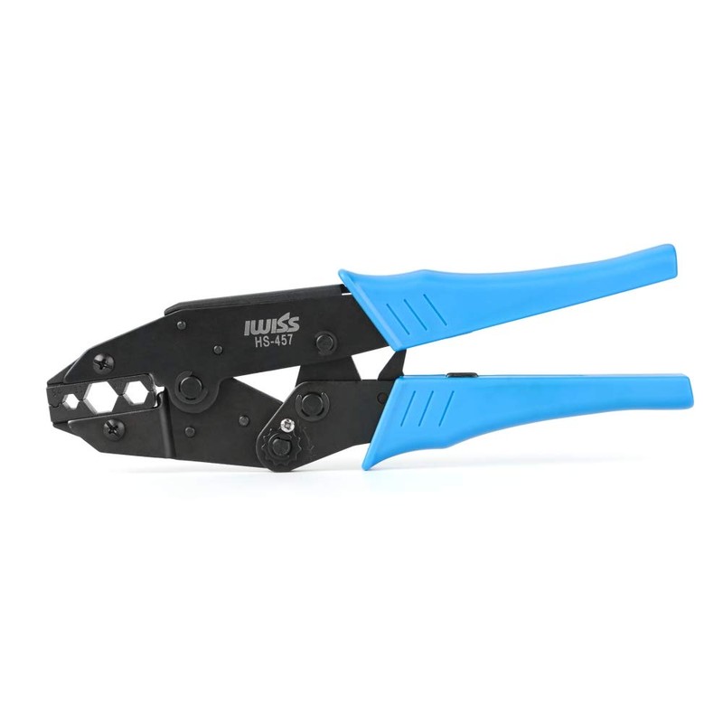 IWISS Coaxial F-Type Connector 7C 5C 3C Crimping Tool Ratchet