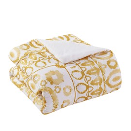 Indigo Ink - King Comforter Set, 3-Piece Soft Bedding with Matching Shams, Boho Home Decor, Dorm Room Essentials (Panther Collection, King)