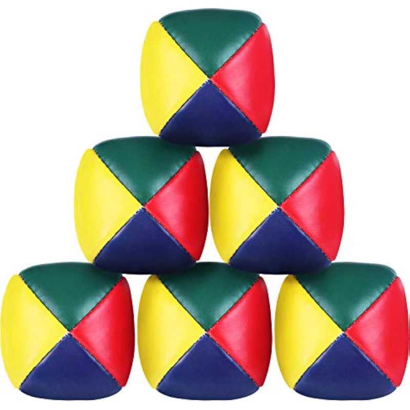 6 Packs Juggling Balls Set for Beginners, Quality Mini Durable