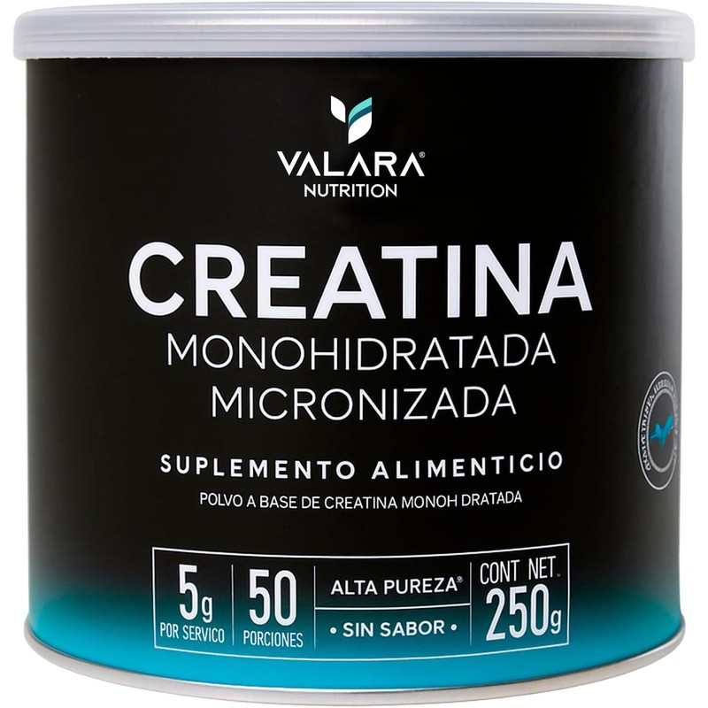 VALARA Creatina Monohidratada Máxima Pureza Sin Sabor Sin Azúcar (1kg)