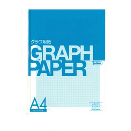 SAKAE A4-14 Technical Paper, Graph Paper, A4, 0.04 inch (1 mm), Grid, Tracing Paper, 50 Sheets, Eye Color