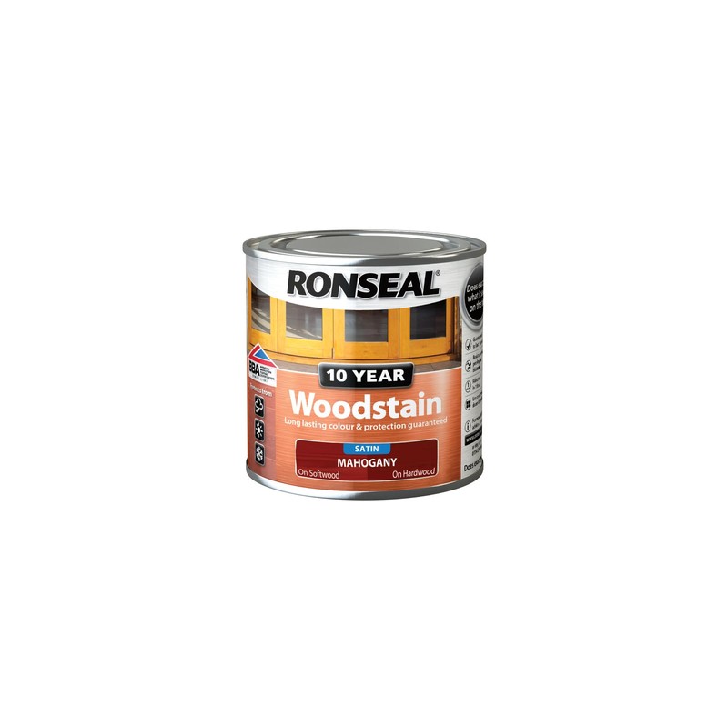 Ronseal - 10 Year Woodstain Mahogany 250ml