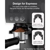 MOKKOM Coffee Grinder Electric with Scale, Conical Burr Coffee Grinder