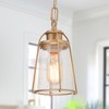 KSANA Gold Pendant Lighting, Mini Modern Hanging Light Fixture with