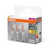 Osram LED Base Classic P Lamp, drop-shaped with E14 socket,