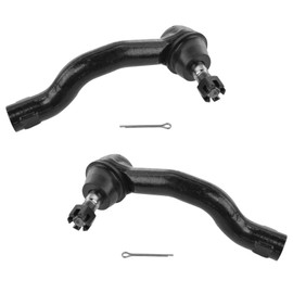 TRQ Front Outer Tie Rod Set Compatible with 2005-2019 Nissan Frontier 2005-2012 Pathfinder 2005-2015 Xterra 2009-2012 Suzuki Equator