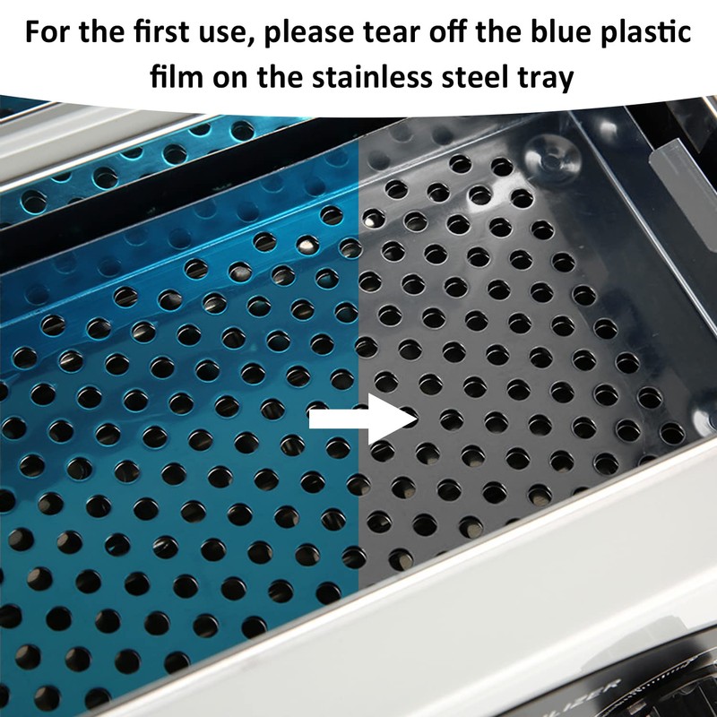 QUTUNI High Temperature Metal Tool Cleaning Box, 1.5L Dry Heat