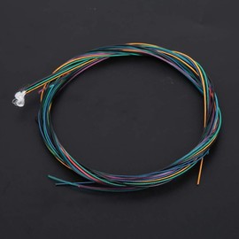 ciciglow 6Pcs Guitar Strings Set, 3 Colored Nylon Mercerized Strings 3 Colored Coated Copper Alloy Winding Strings, Classical Colored Strings For Classical Guitars of Various Sizes