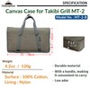 CAMPINGMOON Canvas Case Bag for Camping Grill w/Handle MT-2-B