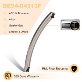 DE94-04313F Microwave Door Handle, Replaces with sam-ME16A4021AS Microwave Door Handle, ME17R7011ES Microwave Door Handle