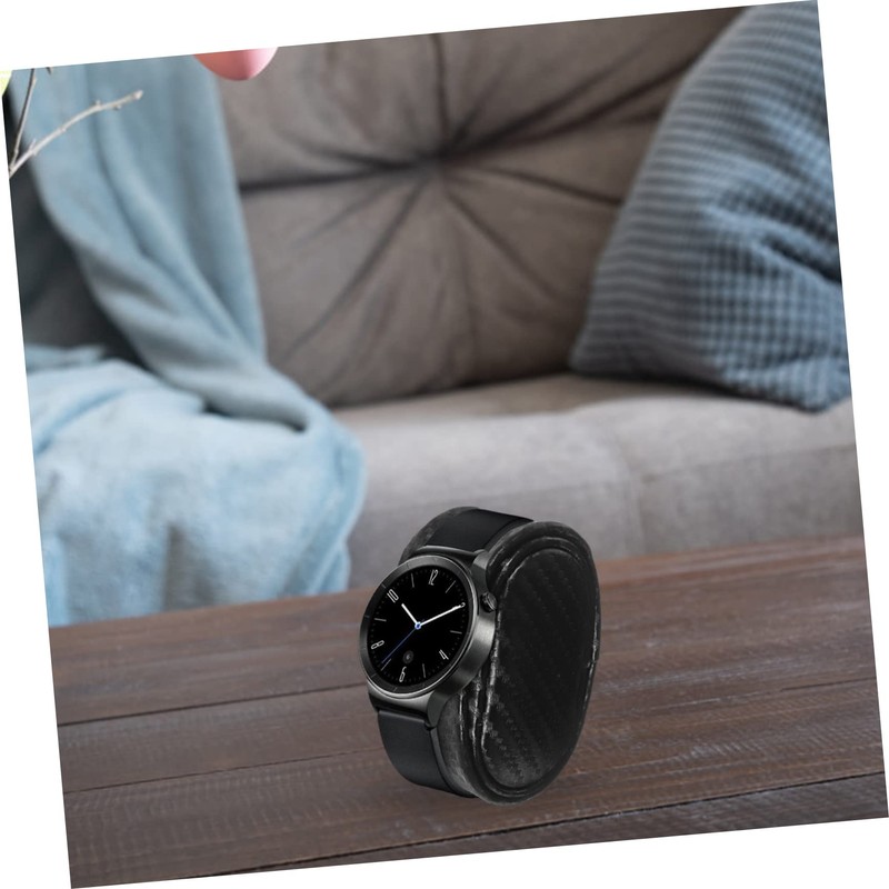 Ipetboom 3Pcs Watch Pillow Black Automatic Watch Cushions for Display