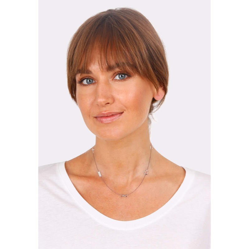 Elli Women's Cross, Heart Infinity, Anchor, Star Symbols in 925