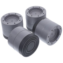 Tofficu 4pcs Vibration Washer Feet Pads Leveling Pads for Washing Machine Fridge Durable Non Slip Design Noise Reducing Stabilizer with Height Layers Diameter