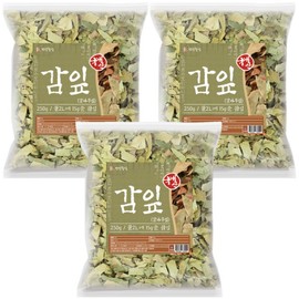 Domestic persimmon leaf 250g 3 pieces persimmon leaf tea / 국산 감잎 시엽 250g 3개 감나무 잎 감잎차
