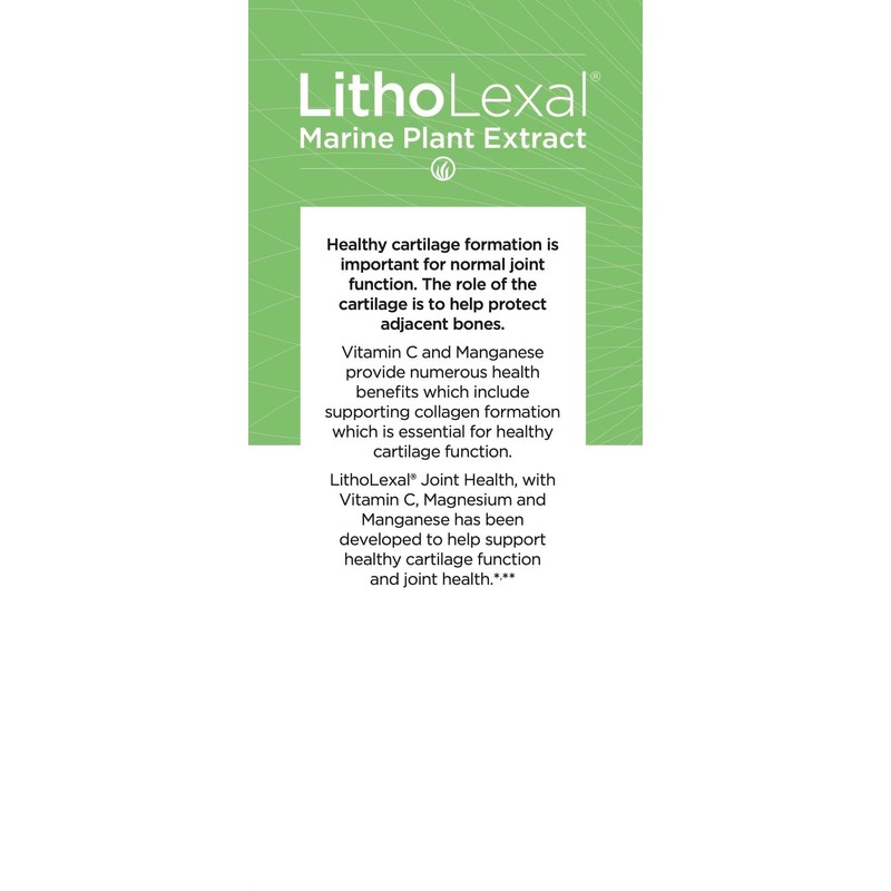 LithoLexal Joint Health 60 Tablets (1 Month Supply)