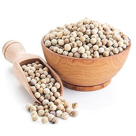 NY SPICE SHOP Premium Whole White Peppercorn, 4 Oz White Pepper Corns for Cooking with Strong Aroma & Flavor White Peppercorns for Grinder Refill – Pure & Natural Earthy Unique Flavor