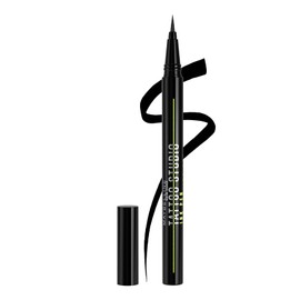Maybelline Pen Eyeliner, Waterproof, Brush Tip Liner, Precise Lines, Tattoo Impact, Up to 24h Wear, Tattoo Liner Ink, Jet Black