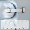 SAFELON 6 PCS Child Safety Locks, Cupboards Straps Locks, Baby