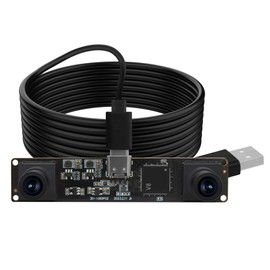 Hotpet 3D Stereo Dual Lens USB Camera Module, 1080P 60fps, JX-35 Sensor