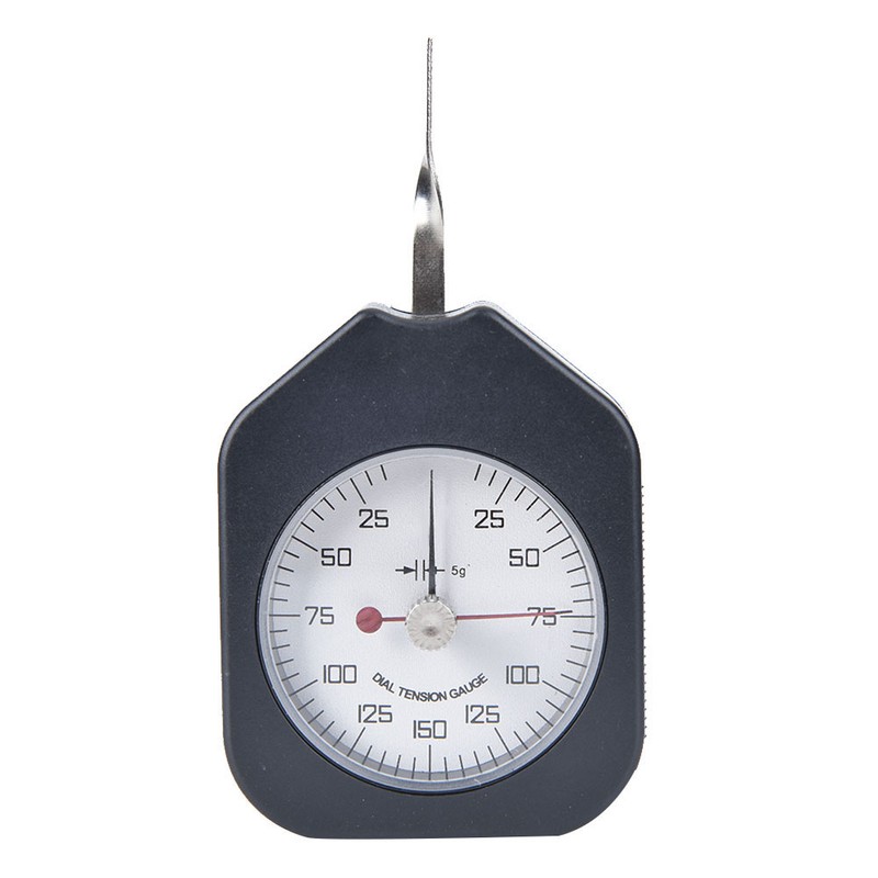 Plastic Pointer Type Double Needles Tension Meter Analog Dial Gauge