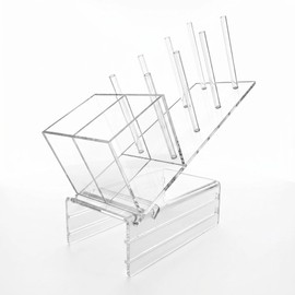 Cutora Acrylic Coffee Pod Holder Organizer for K-Cup and Vertuo Capsule